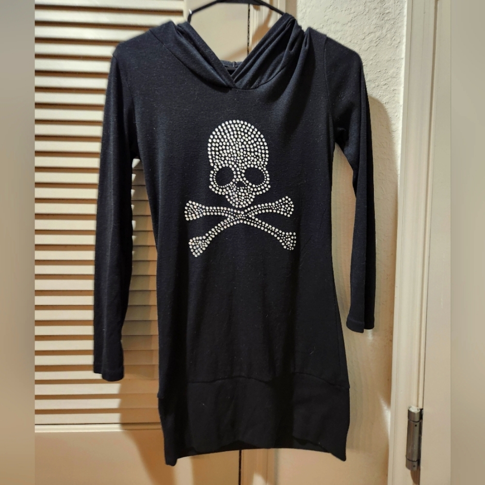 Cute Goth Bodycon Sweater Dress